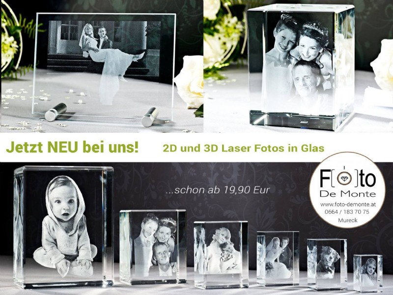 3D Bild im Glas
